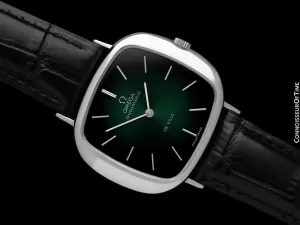 1973 Omega Vintage De Ville Mens Full Size Automatic "TV Shaped" Watch - Stainless Steel