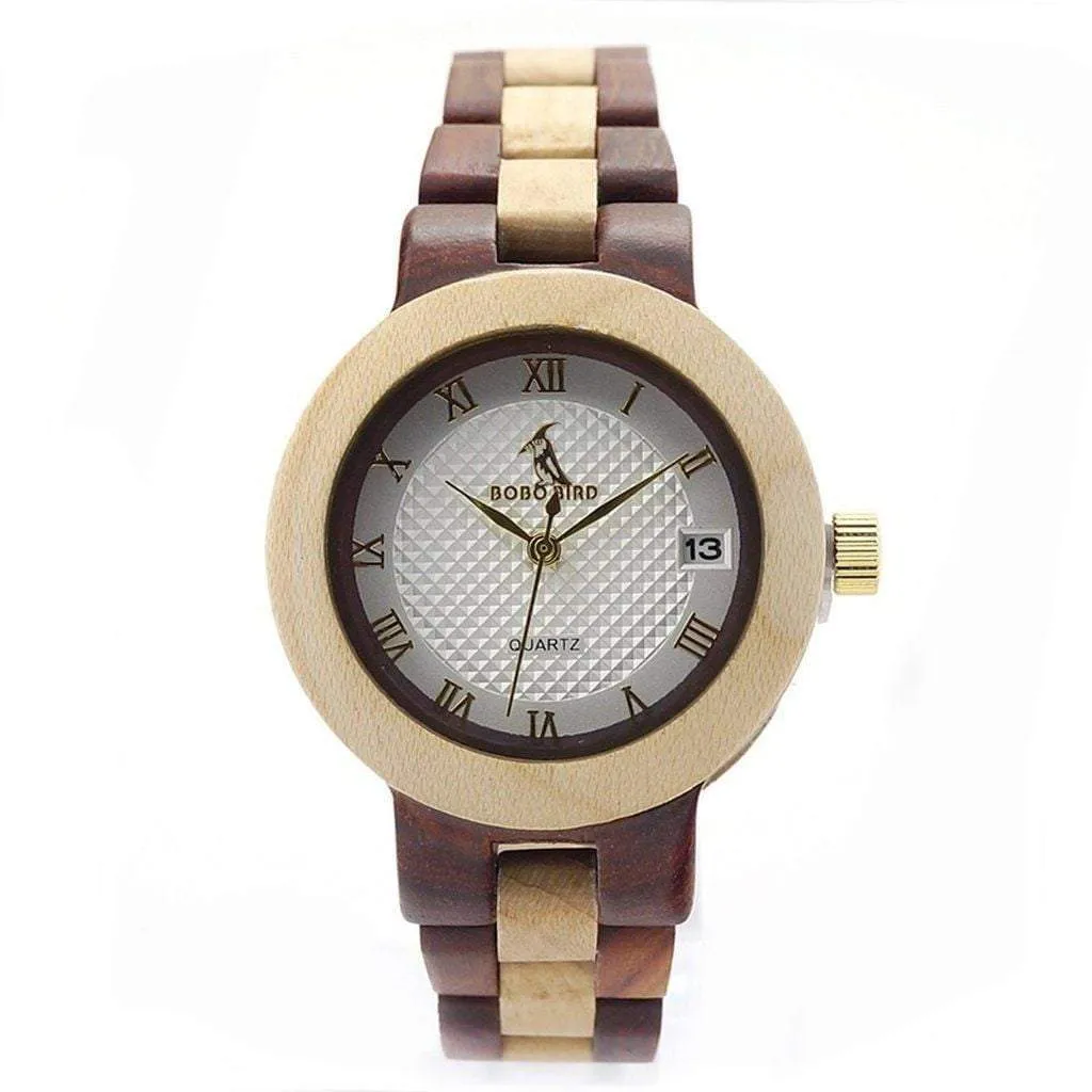 BOBO BIRD Top Brand Full Wood Women Watches