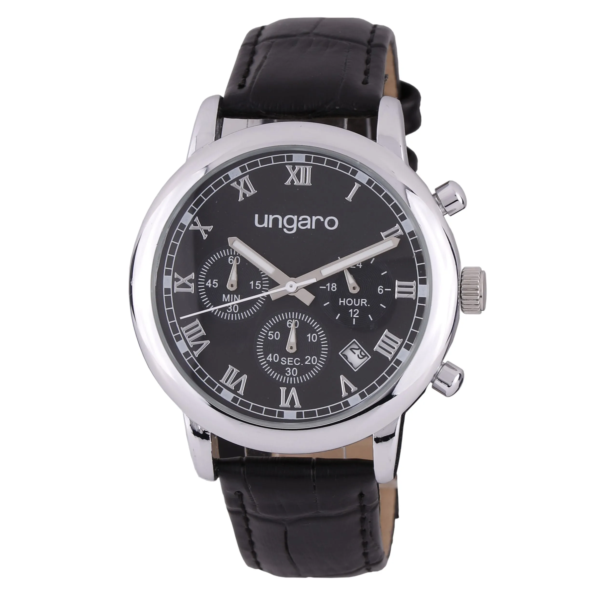 Ungaro UMK078A-Chronograph Primo Leather Black